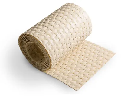 Produktbild von Sichtschutzstreifen zaun|zu RATTAN Einzelstreifen 2,55m für Doppelstabmattenzaun Beige 2,55m