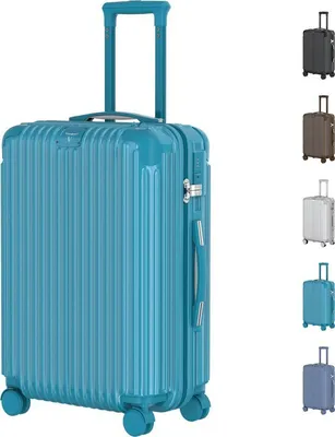 Immagine prodotto di Voyagoux® - Valigia media - 72L - Valigia - Valigia con ruote - Azzurro - Chiusura TSA