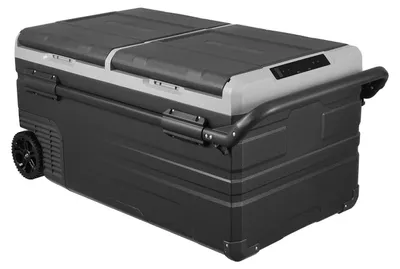 Image de Réfrigérateur portable, deux zones, refroidissement rapide, 95 l