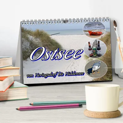 Produktbild von Ostsee von Heringsdorf bis Hiddensee (Tischkalender 2026 DIN A5 quer), CALVENDO Monatskalender