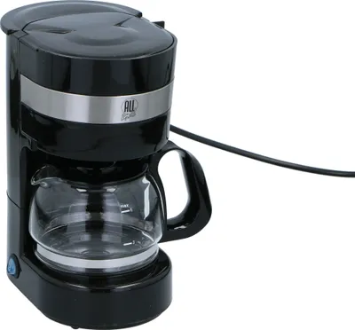 Produktbild von All Ride LKW Kaffeemaschine 24V Kaffeemaschine für LKW 24 Volt - Filterkaffeemaschine - Kaffeemaschine Filtermaschine mit Warmhaltefunktion - Kaffeeautomat mit Glaskanne - Schwarz
