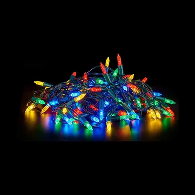 Slinger, meerkleurig, 10 x 10 x 17 cm, 100 Lichtquellen