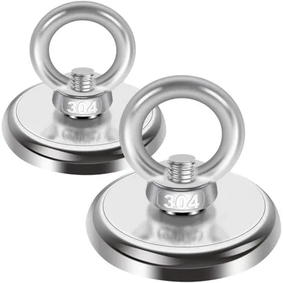 Produktbild von Neodym Magnet Stark 42mm 2 Stück Starker Halt Magnetfischen
