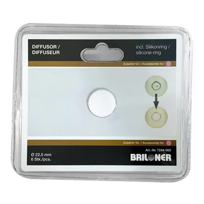 Produktbild von 6 x Briloner Diffusor für LED Einbauleuchten Attach 7240-xxx satiniert Deko Aufsatz Ø2,2cm