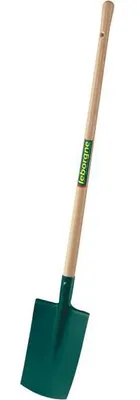 Image de Bêche à rebord - 28 cm - manche pomme en bois PEFC 100%