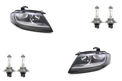 Immagine prodotto di Johns, fari alogeni si adatta per Audi A4 8K 07-12 con H7 H7 Set sinistra destra