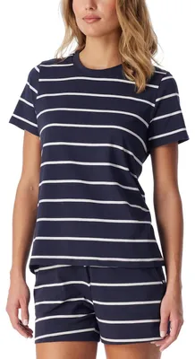 Produktbild von Schiesser Damen Schlafshirt Kurzarm Baumwolle - Mix + Relax