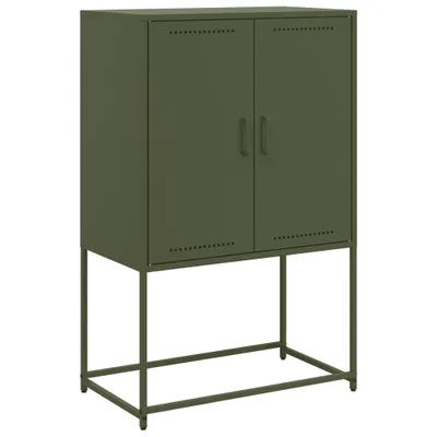 Produktbild von TV-Schrank Olivgrün 68x39x60,5 cm Stahl