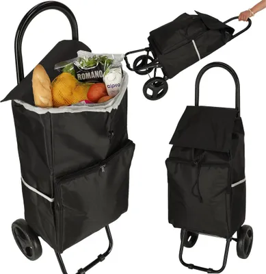 Image de Sac à roulettes avec cadre 95 cm noir