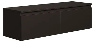 Immagine prodotto di Selsey Bemmi - Mensola da parete per TV, nera, 100 cm