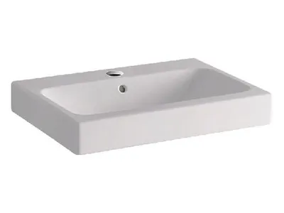 Immagine prodotto di Geberit iCon lavabo à poser avec trou pour robinetterie, 60x48,5cm blanc, 124560600, 124560600