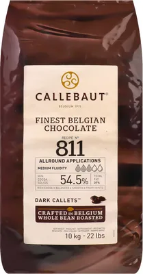 A bag of Callebaut chocolate callets.