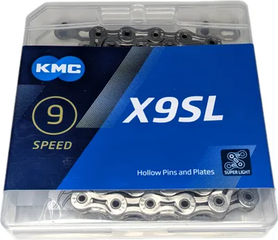 Produktbild von KMC X9SL Kette 114 Links 1/2 x 11/128 Silber Fahrrad-Kette 9 Speed Chain