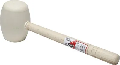 Produktbild von Gummihammer Weiß Rundspitze 250 g RUBI - 66905