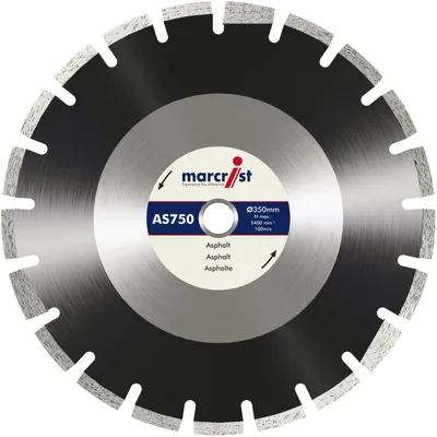 Immagine prodotto di Disco diamantato Marcrist AS750 350 mm per asfalto