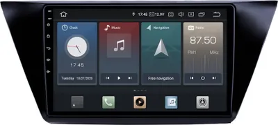 Produktbild von Für Volkswagen Touran II 10" Touchscreen Android Autoraid GPS Navigation CarPlay