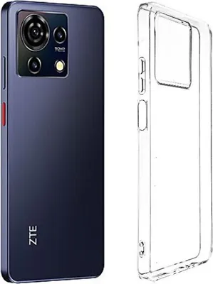 Image de Housse silicone pour téléphone portable Bumper Softcase compatible avec ZTE Blade V50 Vita transparent