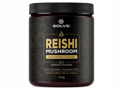 Zdjęcie produktu dla Reishi Ganoderma Lucidum 10:1 Mushroom Powder 100G