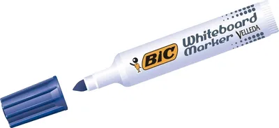 Zdjęcie produktu dla BIC Whiteboard Velleda ECOlutions 1701, 12 szt., Niebieski, Polichlorek winylu (PVC), 1,5 mm