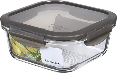 Immagine prodotto di LOCK&LOCK Boroseal barattolo quadrato per alimenti 750ml 15,5x15,5x6,9cm