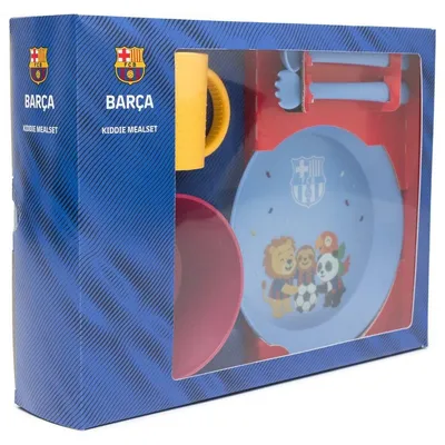 Productafbeelding van Miniland FC Barcelona kindermenu-set, kinderservies, BPA-vrij
