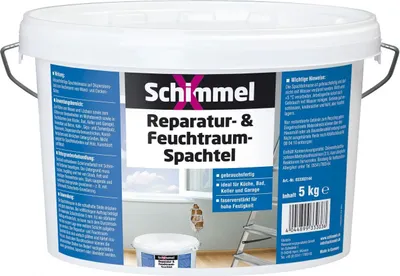Produktbild von Schimmel X Reparatur- und Feuchtraumspachtel 5kg
