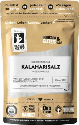Produktbild von Kalaharisalz, feines Wüstensalz aus Afrika, 150g