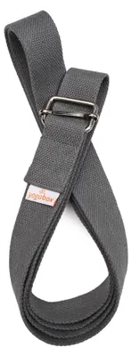 Produktbild von yogabox Yogagurt BASIC mit Schiebeverschluss - grau 3,0 m