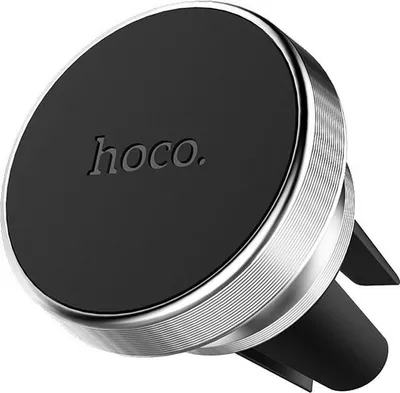 Image de Hoco CA47 Support magnétique métallique pour téléphone portable Support pour téléphone portable de voiture pour ventilation, argenté