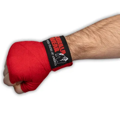 Produktbild von Gorilla Wear Boxbandagen - Rot - 3 m