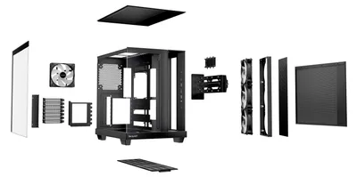Obrázok produktu pre be quiet! Light Base 500 LX Black, Midi Tower, PC, Čierna, ATX, micro ATX, Mini-ITX, Akrylonitrilbutadienstyren (ABS), Sklo, Oceľ, Hranie