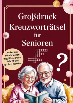 Produktbild von Großdruck Kreuzworträtsel für Senioren