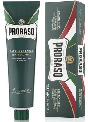 Zdjęcie produktu dla Proraso - Refreshing, Linia Zielona - Krem Do Golenia W Tubie 150 ml