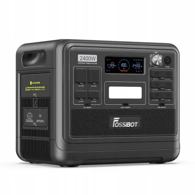 Obrázek produktu pro FOSSiBOT F2400 Přenosná 2400W (4800W Peak) Powerstation 2048Wh Solární generátor, 3x AC výstupy 230V AC/DC/USB C/QC3.0 Mobilní generátor energie s UPS