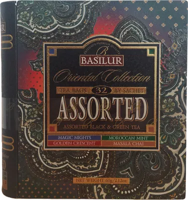 Produktbild von Basilur Tea Book Oriental Collection Tee Set Geschenkset Geschenkideen Teebuch