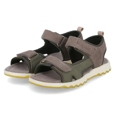 Produktbild von Bisgaard Kinder Sandalen COCO Grün-Grau Leder-Textil Größe: 32