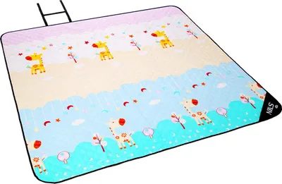 Produktbild von Nc8028 Giraffen-Picknickdecke 195X200 Cm Nils Camp