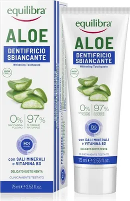 Produktbild von EQUILIBRA Aloe Whitening Zahnpasta 75ml