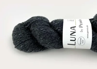 Immagine prodotto di Luna by Permin – 100% lana vergine riciclata (senza mulesing e certificata Oeko-Tex) (01 grigio antracite)