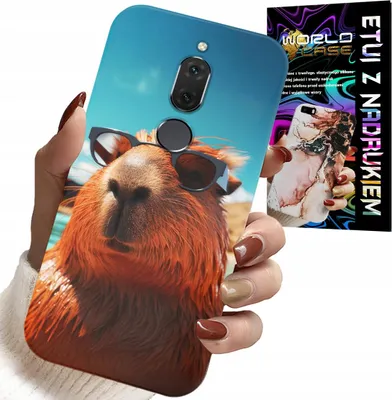 Produktbild von Hülle Für Huawei Mate 10 Lite - Süsses Wasserschwein, Wasserschweinhülle + Glas
