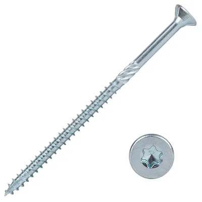 Produktbild von Spanplattenschrauben Verzinkt 5 x 90 mm Torx 25 Teilgewinde - Schachtel 200 Stück