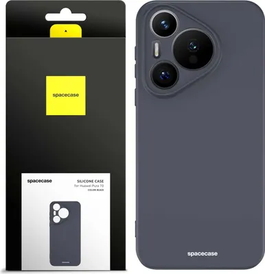 Produktbild von Spacecase Silikonhülle Huawei Pura 70 schwarz
