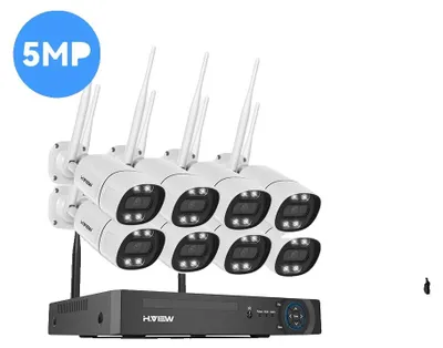 Obrázok produktu pre CCTV kamerový systém, 5 MP rozlíšenie, obojsmerný zvuk, 5MP 8PCS kamera-a