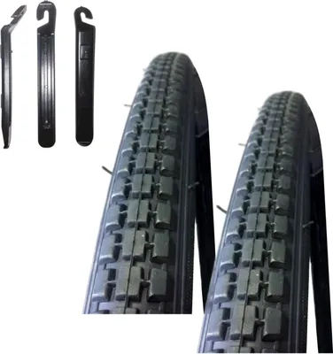 Obrázek produktu pro 2 x Rexway jízdní kolo pneumatika 28" Legend Reflex ochrana proti defektu černá 40-635 (28 x 1 1/2) včetně 3 montážních páček