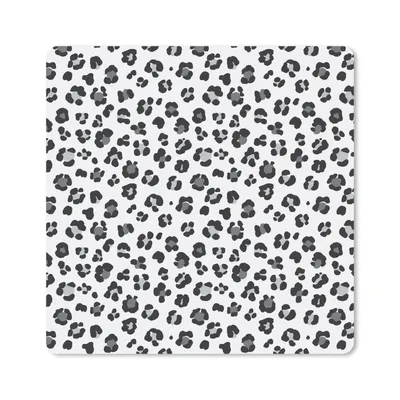 Produktbild von MuchoWow® Mauspad Mousepad Panther Druck - Grau - Flecken 20x20 cm - Mousepads - Maus Mat - Pad - Mausunterlage - Desk Mat - Bureauartikeln