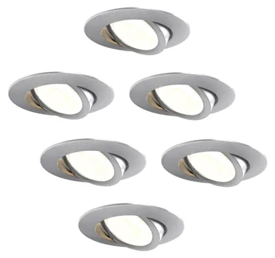 Image de Ledvion lot de 6 spot LED CCT dimmable 5W IP65
