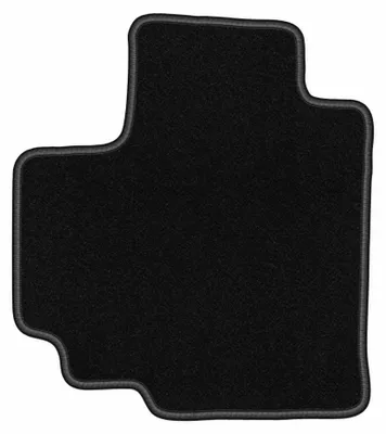 Image de Tapis conducteur en moquette pour Suzuki Celerio 2014- (à hayon) – 1 pièce, noir, sur mesure – Wielganizator BASIC