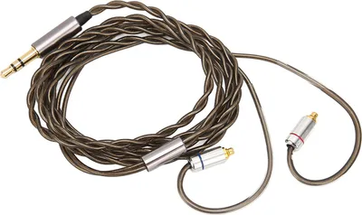 Obrázek produktu pro MMCX Kabel sluchátek 3,5mm zástrčka s postříbřeným měděným jádrem - sluchátka - upgrade - kabel pro Sennheiser IE300 IE600 IE900 3,9ft