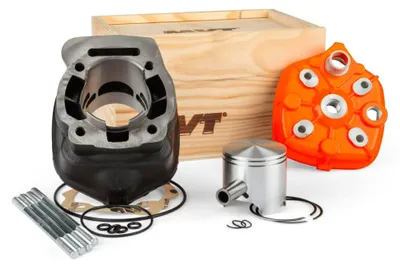Imagen del producto de Kit de pistón Mvt Iron Pro Max 90, con un diámetro de 44,8 mm, compatible con motores Derbi Euro 3/4