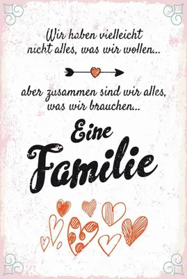 Produktbild von vianmo Holzschild 30x20 cm Familie Zusammen sind wir alles